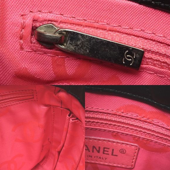 Chanel Cambon Line Medium Tote Bag Lambskin Black - Picture 8 of 8